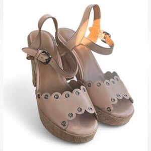 Tan Platform Sandals